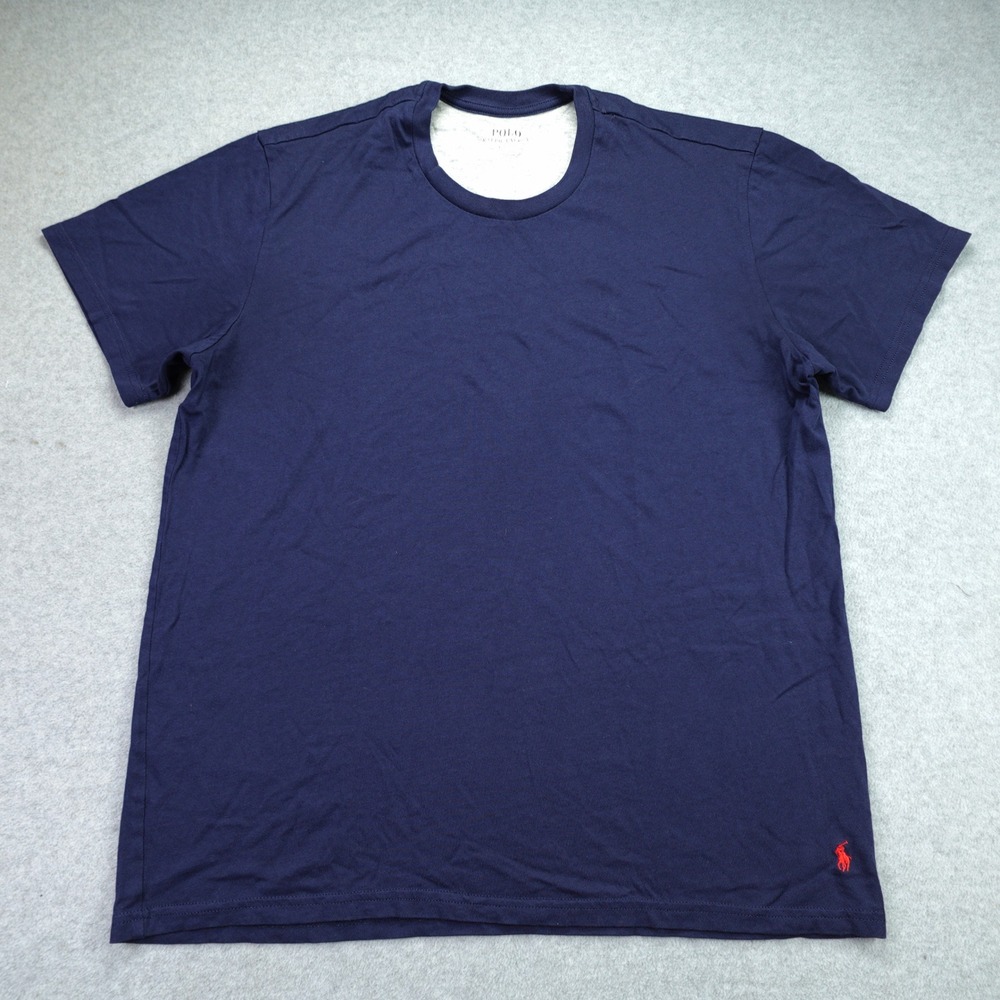 Polo Ralph Lauren T-Shirt Mens Large Navy Blue Supreme Comfort Tee